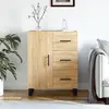 Image de vidaXL Buffet chêne sonoma 69,5x34x90 cm bois d'ingénierie