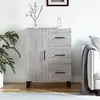Image de vidaXL Buffet sonoma gris 69,5x34x90 cm bois d'ingénierie