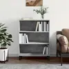 Image de vidaXL Armoire à étagères gris béton 69,5x32,5x90 cm bois d'ingénierie