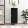 Image de vidaXL Buffet Noir 34,5x34x90 cm Bois d'ingénierie