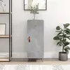 Image de vidaXL Buffet Gris béton 34,5x34x90 cm Bois d'ingénierie
