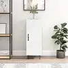 Image de vidaXL Buffet blanc 34,5x34x90 cm bois d'ingénierie