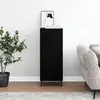 Image de vidaXL Buffet Noir 34,5x34x90 cm Bois d'ingénierie