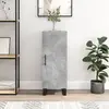 Image de vidaXL Buffet Gris béton 34,5x34x90 cm Bois d'ingénierie