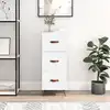 Image de vidaXL Buffet blanc 34,5x34x90 cm bois d'ingénierie