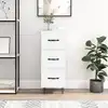 Image de vidaXL Buffet blanc 34,5x34x90 cm bois d'ingénierie