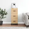 Image de vidaXL Buffet Chêne sonoma 34,5x34x90 cm Bois d'ingénierie