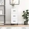 Image de vidaXL Buffet blanc 34,5x34x90 cm bois d'ingénierie