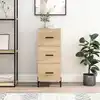 Image de vidaXL Buffet Chêne sonoma 34,5x34x90 cm Bois d'ingénierie