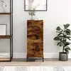 Image de vidaXL Buffet Chêne fumé 34,5x34x90 cm Bois d'ingénierie