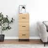 Image de vidaXL Buffet Chêne sonoma 34,5x34x90 cm Bois d'ingénierie