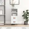 Image de vidaXL Buffet blanc 34,5x34x90 cm bois d'ingénierie
