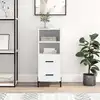 Image de vidaXL Buffet blanc 34,5x34x90 cm bois d'ingénierie