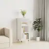 Image de vidaXL Buffet blanc brillant 34,5x32,5x90 cm bois d'ingénierie