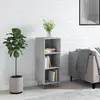 Image de vidaXL Buffet gris béton 34,5x32,5x90 cm bois d'ingénierie
