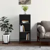 Image de vidaXL Buffet noir 34,5x32,5x90 cm bois d'ingénierie
