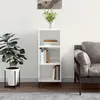 Image de vidaXL Buffet blanc brillant 34,5x32,5x90 cm bois d'ingénierie