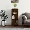 Image de vidaXL Buffet chêne fumé 34,5x32,5x90 cm bois d'ingénierie