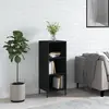 Image de vidaXL Buffet noir 34,5x32,5x90 cm bois d'ingénierie