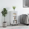 Image de vidaXL Buffet blanc brillant 34,5x32,5x90 cm bois d'ingénierie