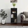 Image de vidaXL Buffet noir 34,5x32,5x90 cm bois d'ingénierie