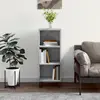 Image de vidaXL Buffet gris béton 34,5x32,5x90 cm bois d'ingénierie