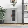 Image de vidaXL Buffet Gris béton 34,5x34x90 cm Bois d'ingénierie
