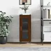 Image de vidaXL Buffet Chêne marron 34,5x34x90 cm Bois d'ingénierie