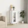 Image de vidaXL Buffet blanc 34,5x34x90 cm bois d'ingénierie