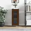 Image de vidaXL Buffet Chêne marron 34,5x34x90 cm Bois d'ingénierie