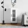 Image de vidaXL Buffet blanc 34,5x34x90 cm bois d'ingénierie