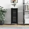 Image de vidaXL Buffet Noir 34,5x34x90 cm Bois d'ingénierie