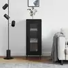 Image de vidaXL Buffet Noir 34,5x34x90 cm Bois d'ingénierie