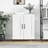 Image de vidaXL Buffet Blanc brillant 69,5x34x90 cm Bois d'ingénierie