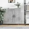 Image de vidaXL Buffet gris béton 69,5x34x90 cm bois d'ingénierie