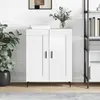 Image de vidaXL Buffet Blanc brillant 69,5x34x90 cm Bois d'ingénierie