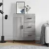 Image de vidaXL Buffet sonoma gris 69,5x34x90 cm bois d'ingénierie