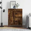 Image de vidaXL Buffet chêne fumé 69,5x34x90 cm bois d'ingénierie