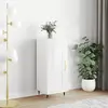 Image de vidaXL Buffet Blanc brillant 34,5x34x90 cm Bois d'ingénierie