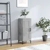 Image de vidaXL Buffet Gris béton 34,5x34x90 cm Bois d'ingénierie