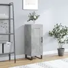 Image de vidaXL Buffet Gris béton 34,5x34x90 cm Bois d'ingénierie