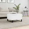 Image de vidaXL Table basse blanc 55x55x36,5 cm bois d'ingénierie