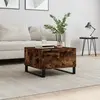 Image de vidaXL Table basse chêne fumé 55x55x36,5 cm bois d'ingénierie