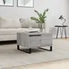Image de vidaXL Table basse sonoma gris 55x55x36,5 cm bois d'ingénierie