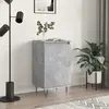 Image de vidaXL Buffet gris béton 40x35x70 cm bois d'ingénierie