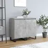 Image de vidaXL Buffets 2 pcs gris béton 40x35x70 cm bois d'ingénierie