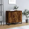 Image de vidaXL Buffets 2 pcs chêne fumé 40x35x70 cm bois d'ingénierie