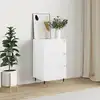 Image de vidaXL Buffet blanc 40x35x70 cm bois d’ingénierie