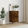Image de vidaXL Buffet chêne fumé 40x35x70 cm bois d'ingénierie