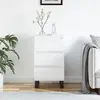 Image de vidaXL Buffet blanc 40x35x70 cm bois d’ingénierie